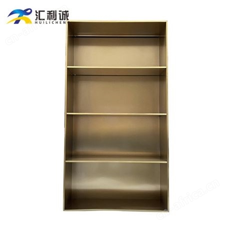 不锈钢展示柜浴室灰钛色壁龛置物架 书柜定制