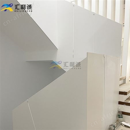 不锈钢楼图扶手效果图 304钢板楼梯扶手家用定制设计