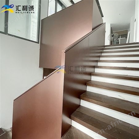 不锈钢楼图扶手效果图 304钢板楼梯扶手家用定制设计