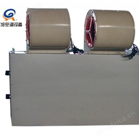 德冷RFML-S-2512型工厂离心式风幕机安装于车间大门口可热水加热