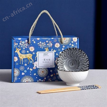 聚陶人 一鹿有你两碗筷 美泽长沙礼品公司 礼品定制中心加盟 MY-JTRCY-L5-01