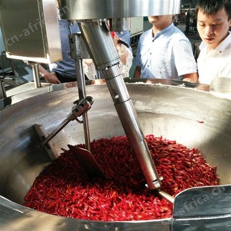 商用电磁小型夹层锅 秋梨膏熬制锅 火锅底料炒料机 搅拌炒锅图片