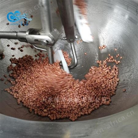 蜂蜜花生油炸流水线 琥珀核桃仁挂糖油炸裹粉设备 隆泽油炸机器