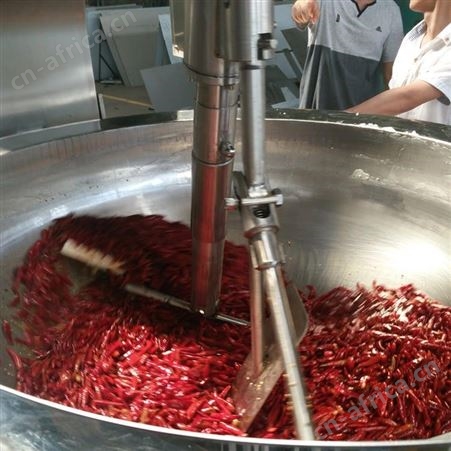 商用电磁小型夹层锅 秋梨膏熬制锅 火锅底料炒料机 搅拌炒锅图片
