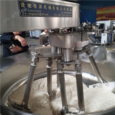 电磁加热多头行星搅拌炒锅 大型香菇酱加工设备 海鲜酱料机器