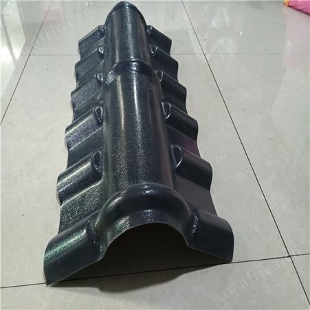 合成树脂瓦配件正脊堵斜脊堵正脊瓦斜脊瓦封山瓦顶瓦凉亭瓦