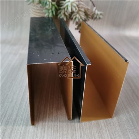 山东铝弧形方通U型 铝天花吊顶厂家 隔断假梁装饰材料 生产加工