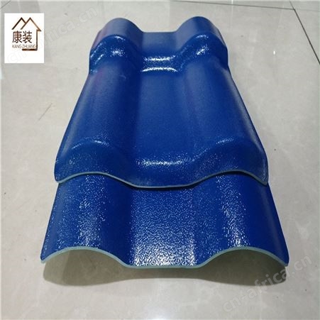 asa合成树脂瓦 一体仿古瓦 树脂檐口瓦 PVC瓦片屋顶别墅装饰材料