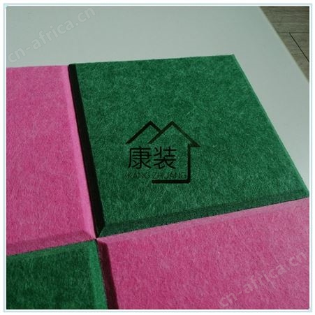 毛毡板彩色墙贴ktv影院隔音板聚酯纤维学校留言板阻燃卧室吸音板软木板