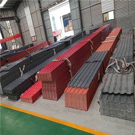 880mm宽2.5mm3mm厚树脂瓦厂家 别墅房顶树脂瓦  