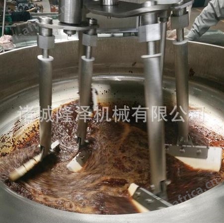 油泼辣子酱炒锅 麻辣烫底料炒料机 电磁炒酱料设备价格