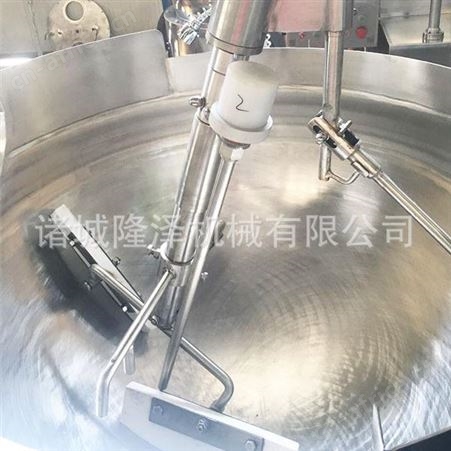 山东隆泽机械大型全自动炒酱机 辣椒酱肉酱搅拌炒锅 香菇酱牛肉酱加工设备