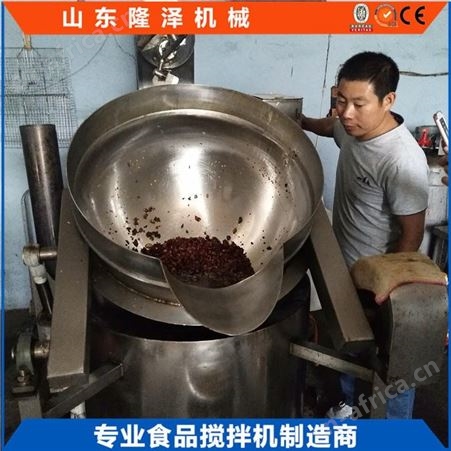 学校食堂自动炒菜机 学生配餐中心炒菜设备厂家 隆泽