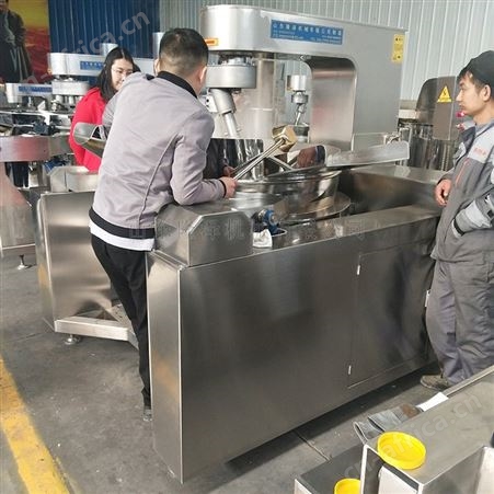 牛肉酱自动炒锅 炒豆豉酱的机器 隆泽行星炒酱锅