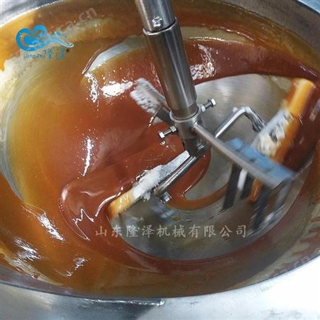 全自动熬糖炒糖锅 糖稀搅拌锅 隆泽炒糖色的机器设备