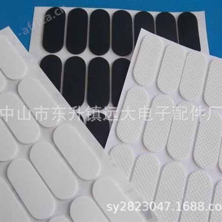 全国供应 硅胶防滑脚垫  防震硅胶垫片 半透明圆形硅胶，单面磨砂