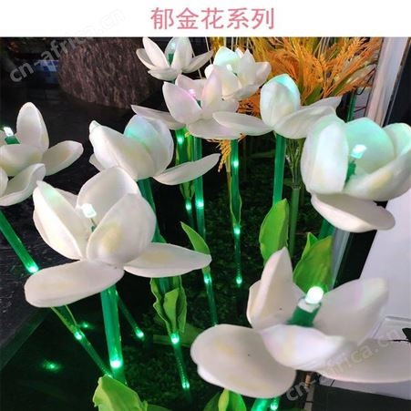 盖香云led郁金花玫瑰花仿真景观灯-户外草坪装饰灯-夜景装饰灯