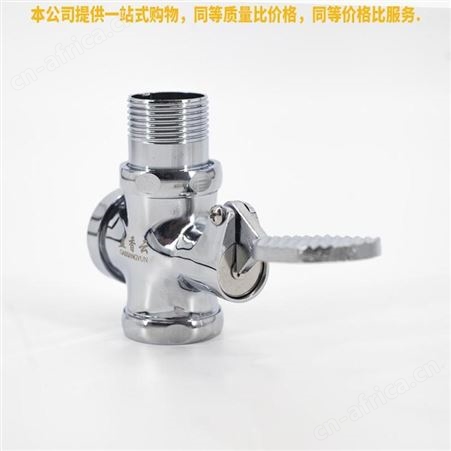 盖香云脚踏式蹲便器冲洗阀卧式冲水阀卫生间延时阀合金小脚踏