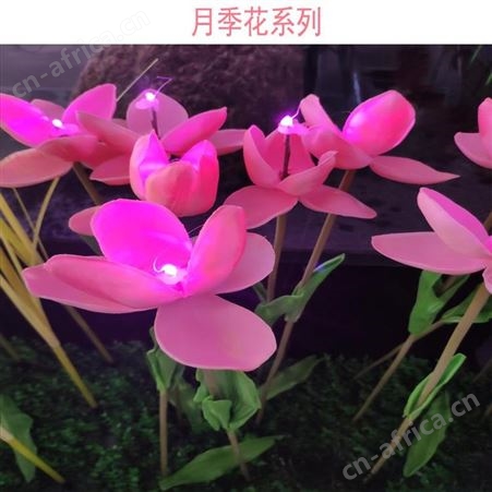 盖香云led郁金花玫瑰花仿真景观灯-户外草坪装饰灯-夜景装饰灯