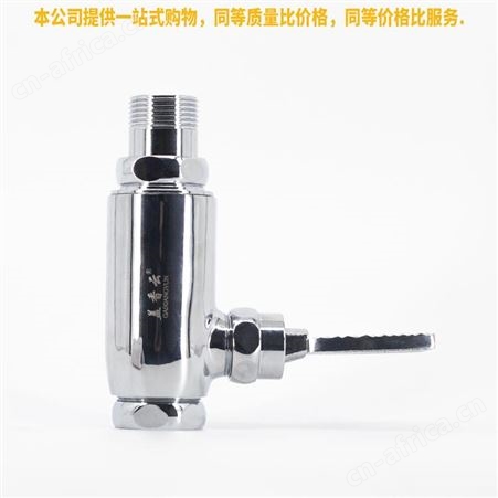 盖香云脚踏式蹲便器冲洗阀卧式冲水阀卫生间延时阀全铜大立式脚踏