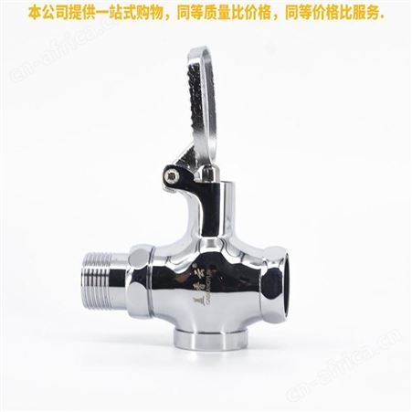 盖香云脚踏式蹲便器冲洗阀卧式冲水阀卫生间延时阀铜小九牧脚踏
