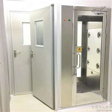 广东东莞供应货淋室 不锈钢风淋室 风淋通道 风淋门 单人双人双吹风淋室