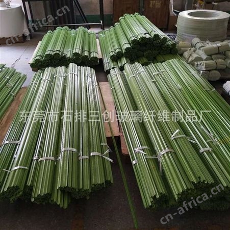 东莞厂家专业生产供应浅绿色三角纤维棒 环保绝缘玻璃纤维异型棒