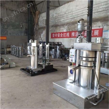 时产100公斤液压榨油机 冷热两用香油机 移动胡麻核桃榨油机