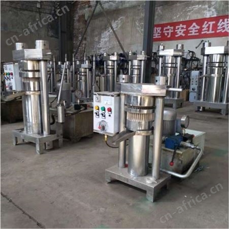 时产100公斤液压榨油机 冷热两用香油机 移动胡麻核桃榨油机
