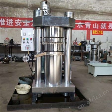时产100公斤液压榨油机 冷热两用香油机 移动胡麻核桃榨油机