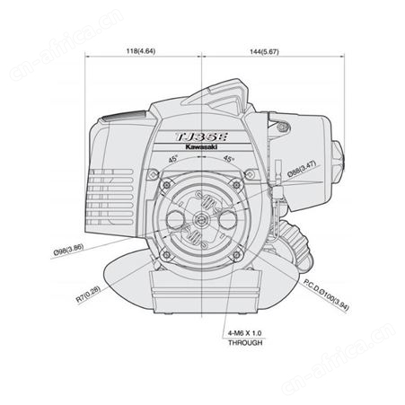 Kawasaki TJ35E打草机 川崎TJ35E打草机 川崎Kawasaki打草机 TJ35E川崎