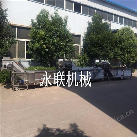 果蔬脆VF真空油炸前处理设备 土豆条薯条薯片真空油炸前处理流水线