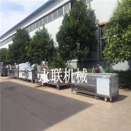 果蔬脆VF真空油炸前处理设备 土豆条薯条薯片真空油炸前处理流水线