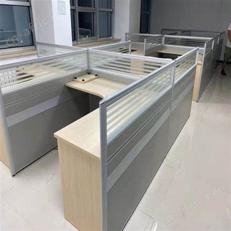 单位职员办公桌组合 天津办公家具组合 双人钢架办公桌组合 旭峰家具 