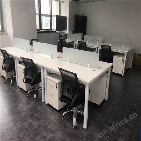 职员办公桌椅组合简约现代屏风2/4/6员工位办公桌电脑桌隔断
