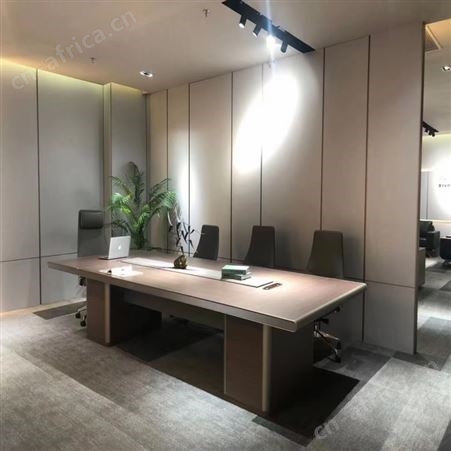 现代简约洽谈桌 定制板式会议桌 办公家具生产厂家 旭峰家具 现货供应