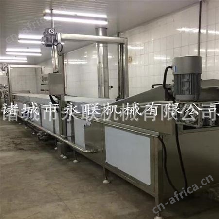 扒鸡上色油炸流水线 在线过滤刮渣油炸机扒鸡油炸机