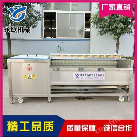 蛤蜊毛刷清洗机哪家好 胡萝卜毛刷清洗机现货直销 永联