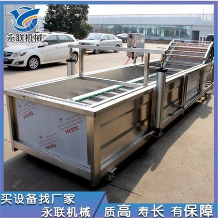 永联全自动净菜加工设备 叶菜类清洗设备 速冻蔬菜加工设备