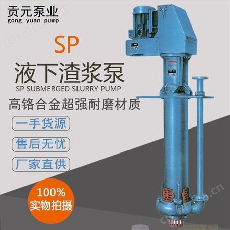 SPR立式液下渣浆泵 贡元排污泵