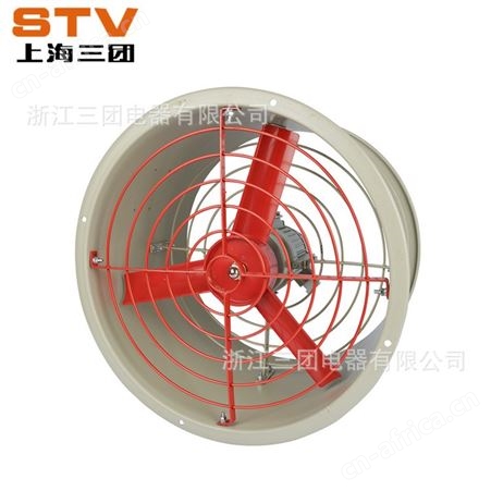 防爆排气扇CBF-600圆形工业排风扇隔爆型管道轴流风机换气扇三团220V380v