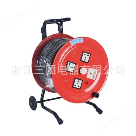 顺通移动电源盘电缆盘YDX-2*1.5便携式线缆盘30米卷线盘绕线盘