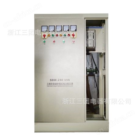 SBW-100KVA三相稳压器 大功率交流补偿式电力稳压器 380v隧道矿山升压稳压器电源顺通