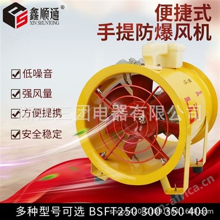 隔爆型移动式多用风机/防爆手提式安全轴流便携抽风机BSFT/强力排