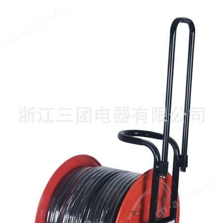 顺通 线缆盘电源盘电缆盘防水卷线盘红色绕线盘带防水插拖线盘空盘