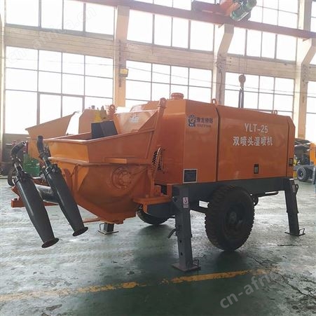 隧道混凝土全自动喷浆机 矿用液压湿喷机 车载双喷头护坡喷锚