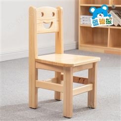 幼儿园樟子松桌椅实木椅子儿童靠背椅学生凳子早教安全椅子木凳子