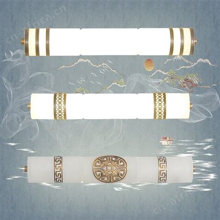 自发光云石壁灯 门前灯入户大门壁灯 双庆灯饰酒店别墅走廊过道壁灯