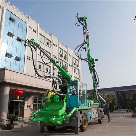 耿力  双臂混凝土湿喷台车 大断面隧道支护喷浆车 柴电双动力