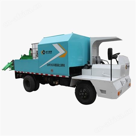 耿力车载泵送混凝土 双喷头液压湿喷台车 全自动移动式湿喷车